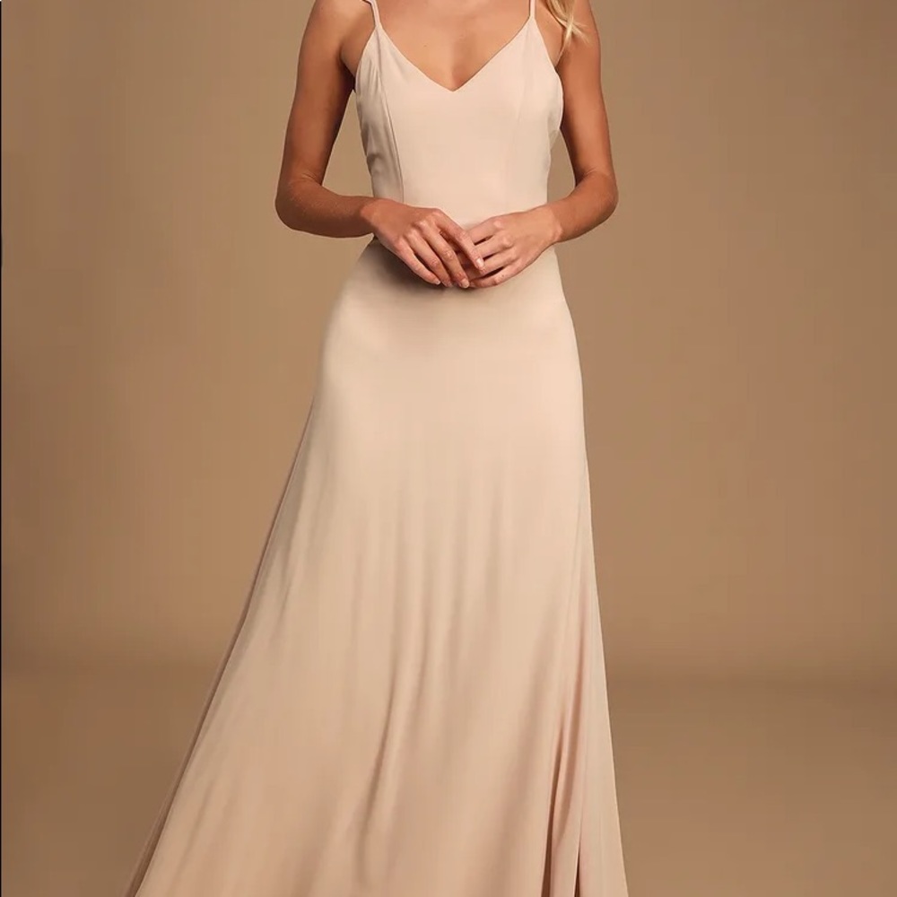 Lulus Blush Maxi Dress